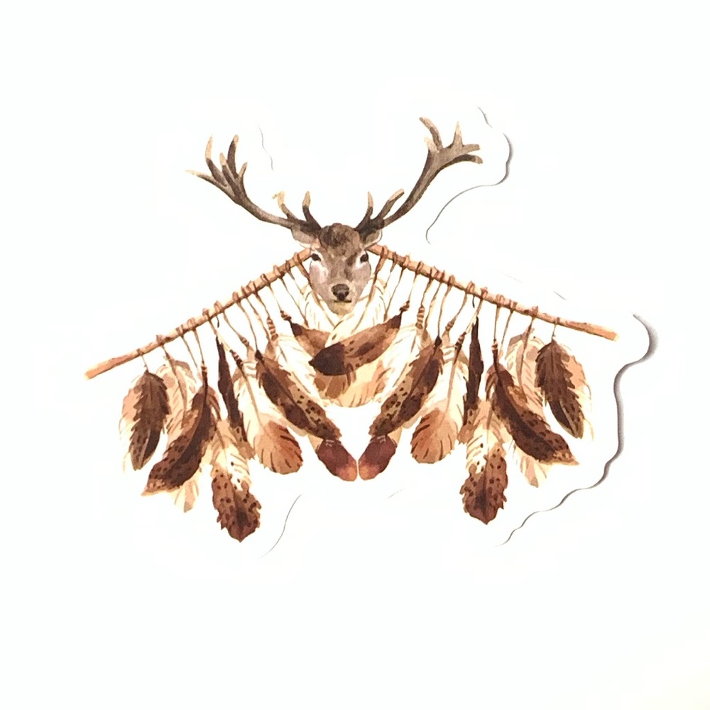 Deer Vinyl Sticker